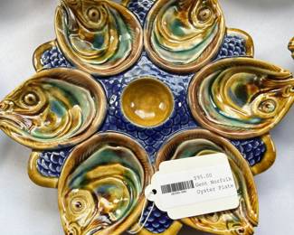 2nd Ghent Majolica Oyster Plate