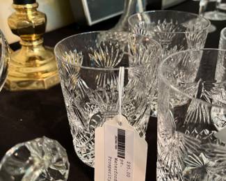 Waterford Millenium Series Double Old Fashioned Glasses 
