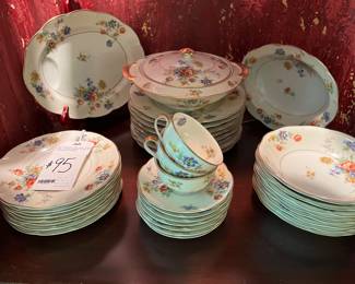 Haviland China "Normandy Garden" Partial Dinner Service