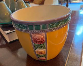 1920's Eichwald Majolica Style Jardiniere 