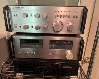 Vintage Mitsubishi Stereo Components.  Receivers, Amps, Etc. 