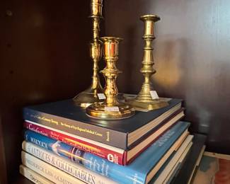 Baldwin Brass and Books... essentials for any home decor.  