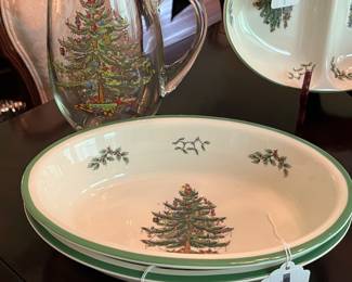Spode Christmas Tree Oval Bakers
