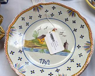 Faience Pottery French Revolution Plate