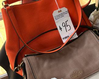 Kate Spade Orange Leather Handbag