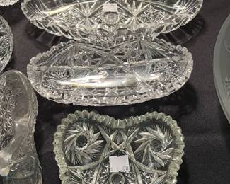 Signed Cut Glass Hawkes and J. Hoare 