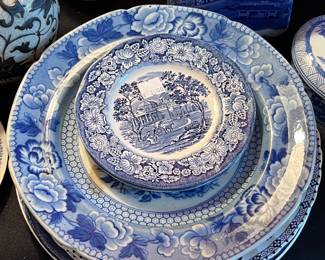 Lovely Collection of Blue and White Porcelain!  19th C to Late 20th Century. 