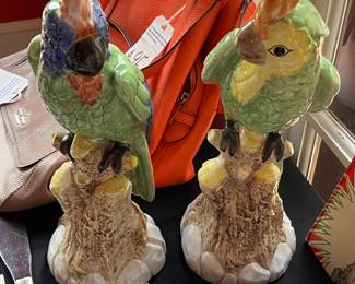Pair of Chelsea House Birds, approx 14 Inches Tall