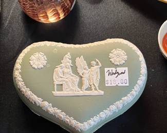 Wedgwood Celadon Jasperware Box