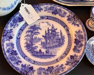 19th C. Willow Plate