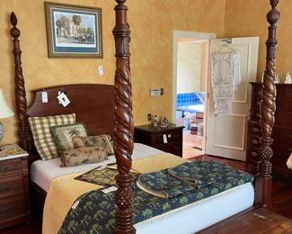 Harden Cherry Four Poster Bed