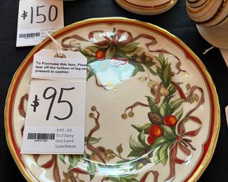 Tiffany & Co. "Tiffany Garland" Luncheon Plate