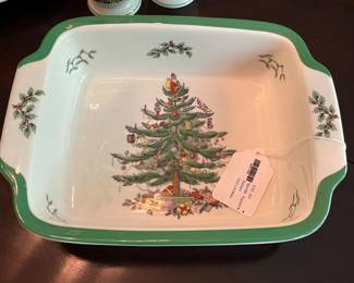 Spode Christmas Tree Baking Dish