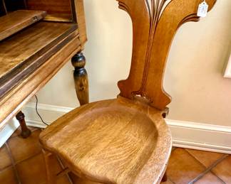 Antique oak chair