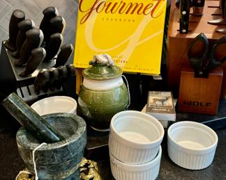 COOKBOOKS!!! WOlf Knives...