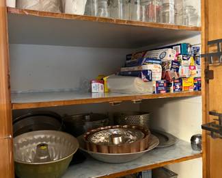 Glass Jars, baking ware,