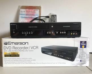 Emerson DVD Recorder VCRnew