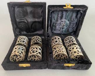 Collection Of International Silver Company Napkin Rings