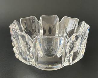 Lars Hellsten For Orrefors "Corona" 7 1/2" Bowl