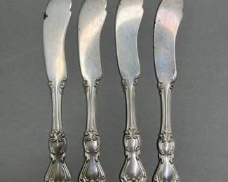Reed & Barton Sterling Silver Butter Knives (4)