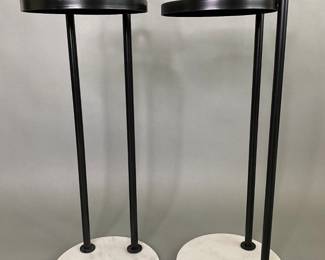 Pair Of Deco Style Zuo Modern Christian Side Tables