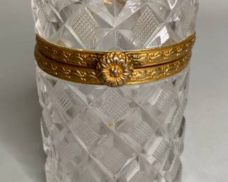 Small Glass Lidded Box