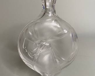 Lalique Crystal Moulin Rouge Perfume Bottle