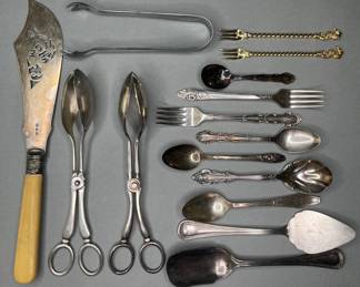 Collection Of Silver Plated Serving Pieces