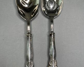 Italian Sterling Silver Salad Fork And Spoon