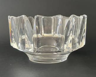 Lars Hellsten For Orrefors "Corona" 9-inch Bowl