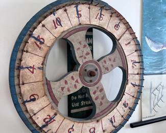 Vintage Wood Circus Wheel