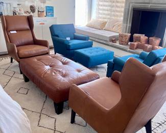 West Elm Mocha Set - Beautiful condition