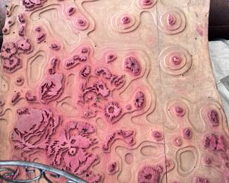 Vintage Textile Stamp - its big