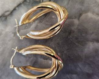 14 kt Cage earrings 