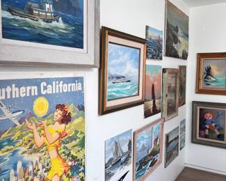 So much eclectic and carefully curated art pieces!!