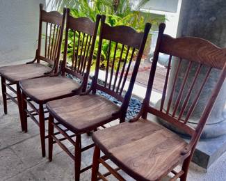 Vintage Wood Chairs