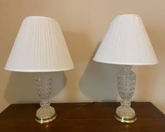 #31 - $80 Set glass lamps