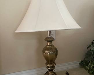 #8A - $44 EACH brass lamp