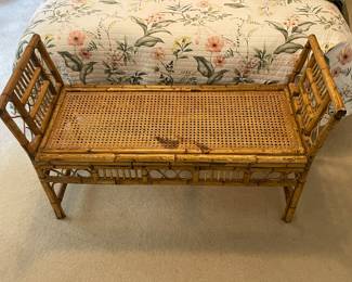 #47 - $150 Rattan Bench 45x18x18