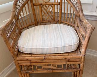 #35 - $100 Rattan Chair 25x20x20(seat)38 back
