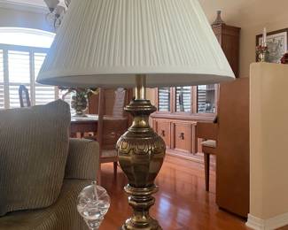 #8B - $44 EACH brass lamp