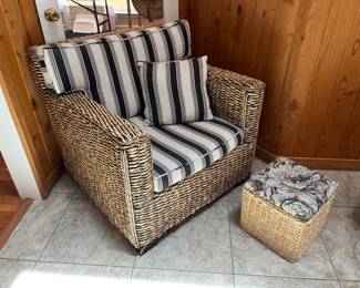 #21 - $125 - Banana Plant Club Chair