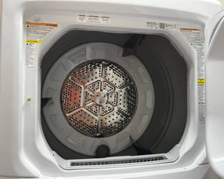 #29 - $850 General Electric stackable washer & dryer 1 1/2 year old 38Dx75Tx27W