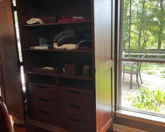#32 - $450 Haverty's Pennsylvania house armoire 48x81x25D