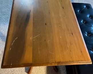 $120 - American side table with carving apron and center.