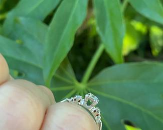 #68 - $400 - Antique ring. 14kt gold . 2.0 grams. 1/2 ctw is the total weight(