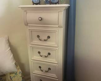 Small storage fits nicely in a corner. 
H- 43”
W-18”
D- 15”
