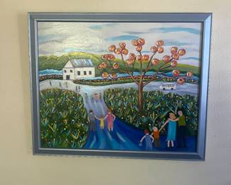 Local artist - there is a lot of artwork for sale