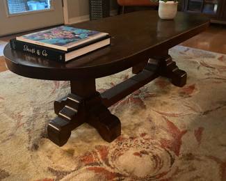 Solid wood coffee table
L- 48”
W-20”
H-15”