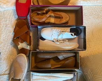 Sneakers, sandals, ballet flats, boots
